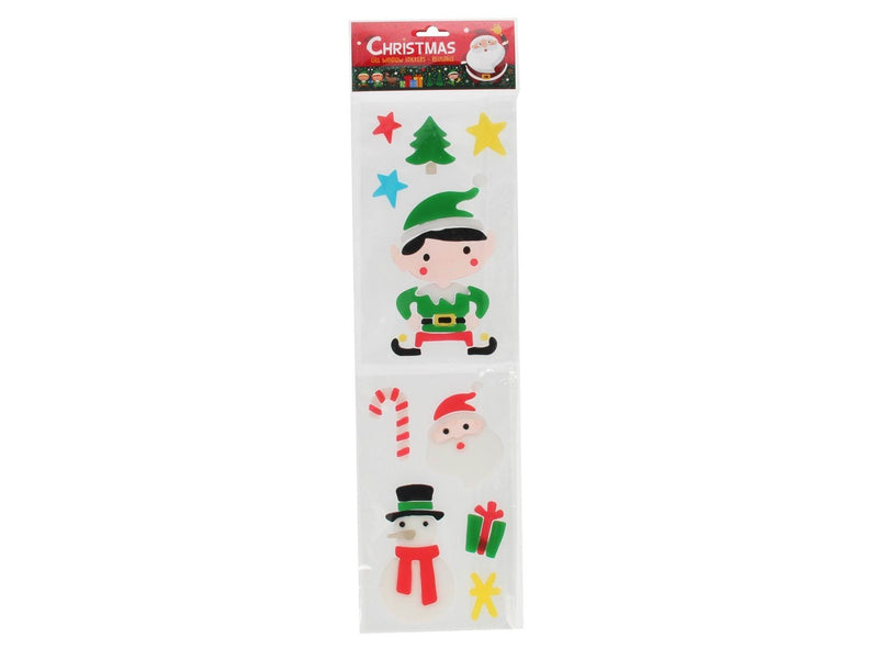 Wins Holland Reusable Gel Window Stickers Christmas (Assorted)