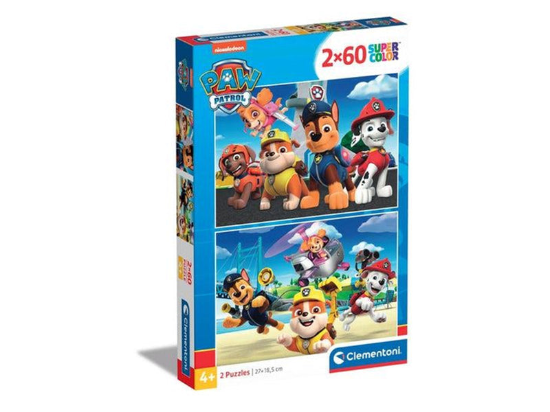 Clementoni Jigsaw puzzle Paw Patrol 2x60st. Boden
