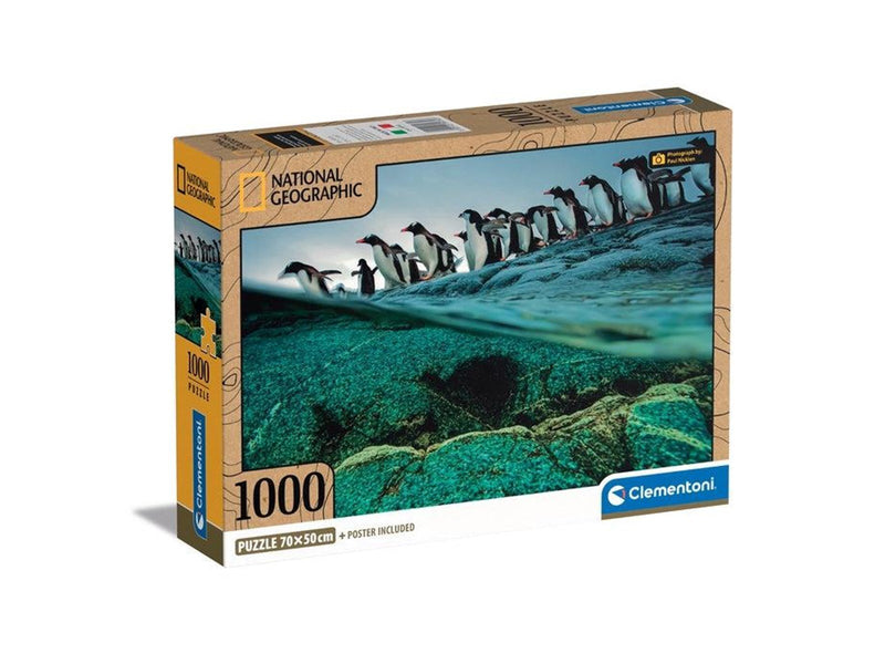 Clementoni Jigsaw Puzzle National Geographics - Penguin 1000pcs. Boden