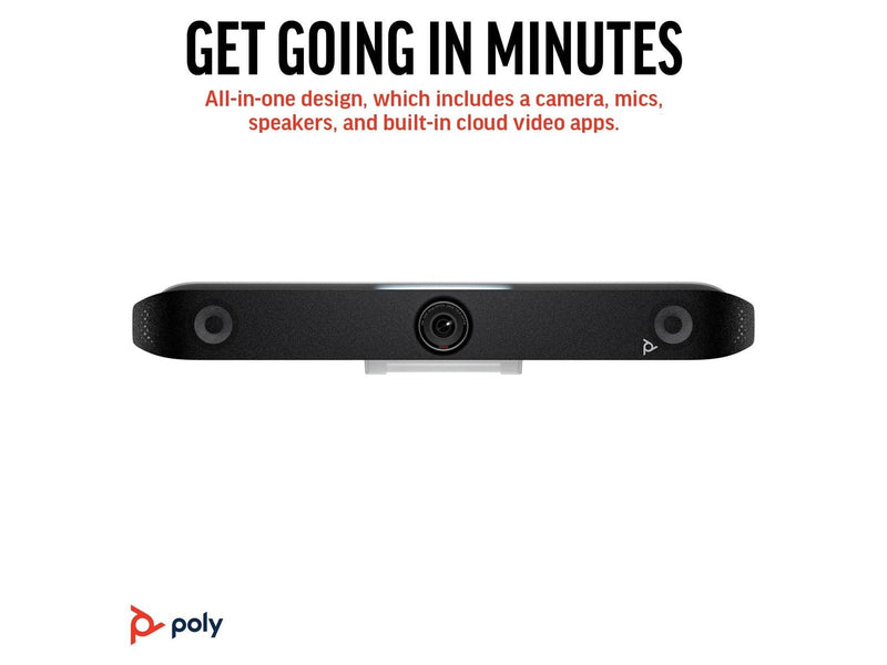 Poly Studio X52 | All-in-one video bar for conference room