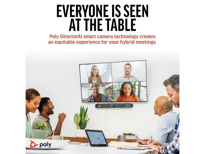Poly Studio X52 | All-in-one video bar for conference room