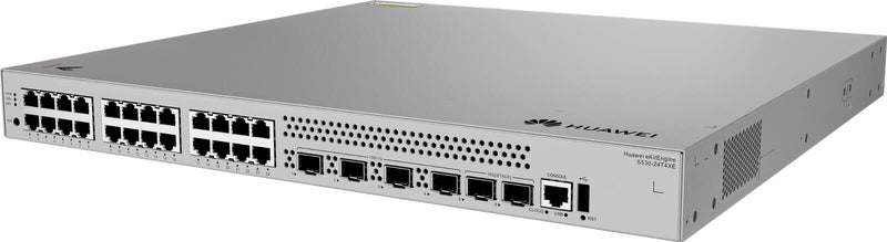 Huawei eKit Switch S530-24T4XE 24x 1GbE SFP/RJ45 + 4x 10GbE SFP+ + 2x 10GE Stackports managed L3