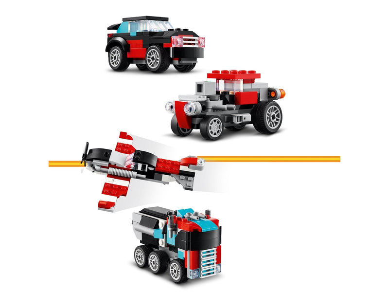 LEGO Creator 31146 Tieflader mit Hubschrauber