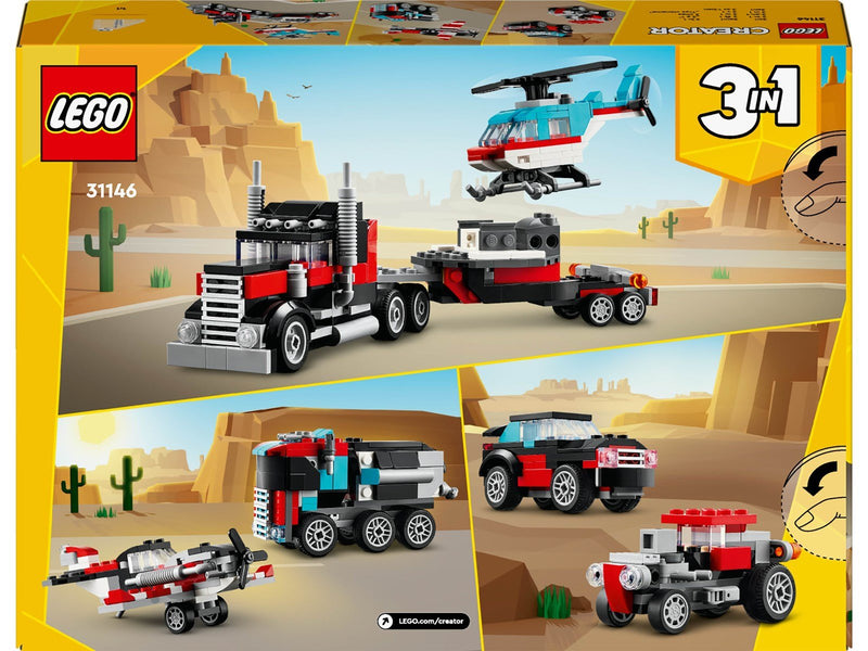 LEGO Creator 31146 Tieflader mit Hubschrauber