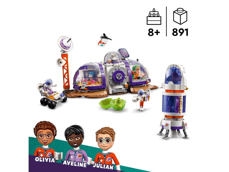 LEGO Friends 42605 Mars-Raumbasis mit Rakete