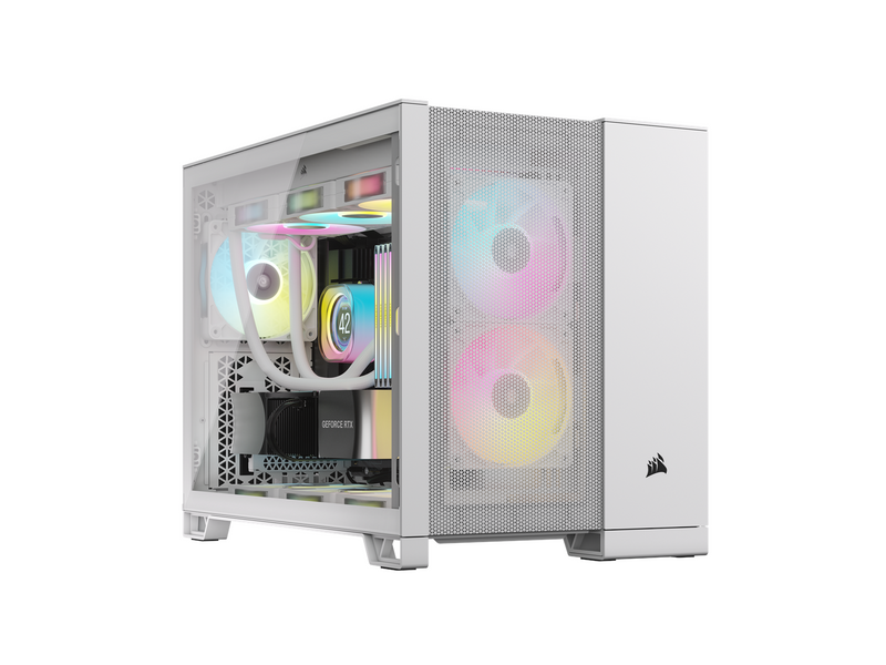 Corsair 2500D Airflow - Dual Chamber - Gehäuse - Minitower - Weiß