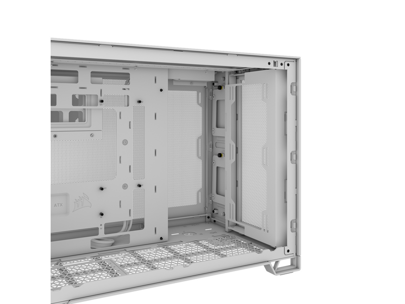 Corsair 2500D Airflow - Dual Chamber - Gehäuse - Minitower - Weiß