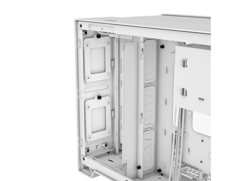 Corsair 2500D Airflow - Dual Chamber - Gehäuse - Minitower - Weiß