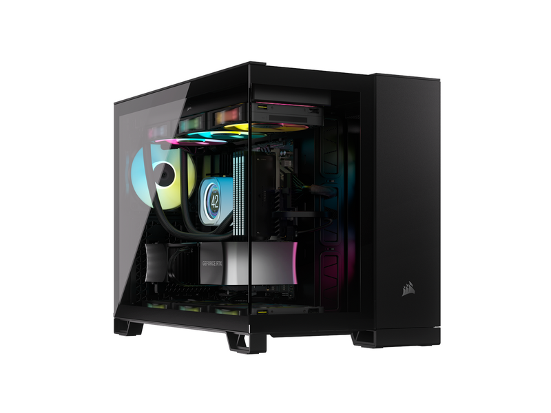 Corsair 2500X - Dual Chamber - Gehäuse - Minitower - Schwarz