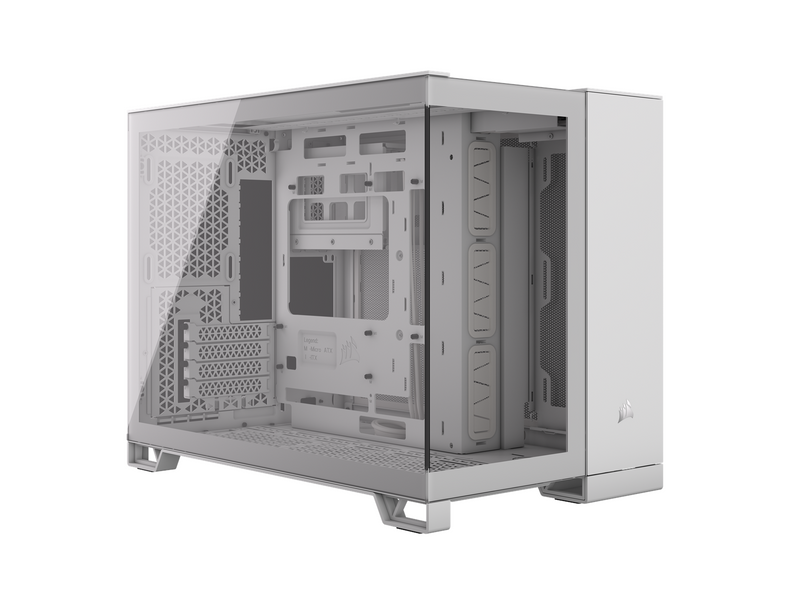 Corsair 2500X - Dual Chamber - Gehäuse - Minitower - Weiß