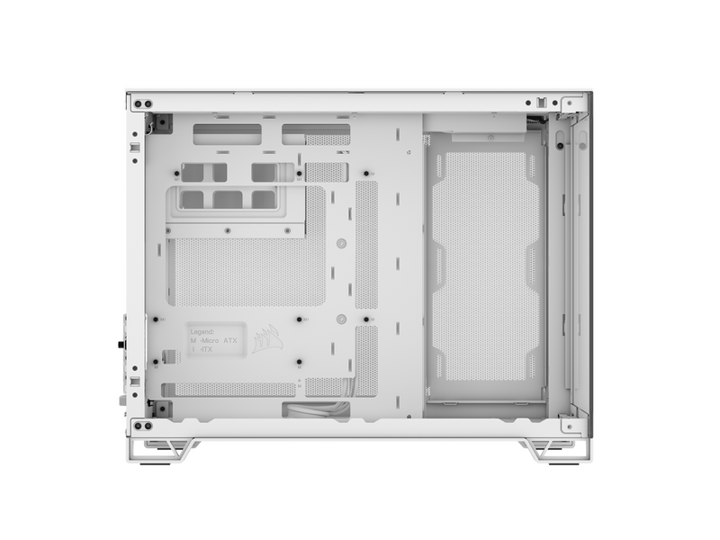 Corsair 2500X - Dual Chamber - Gehäuse - Minitower - Weiß
