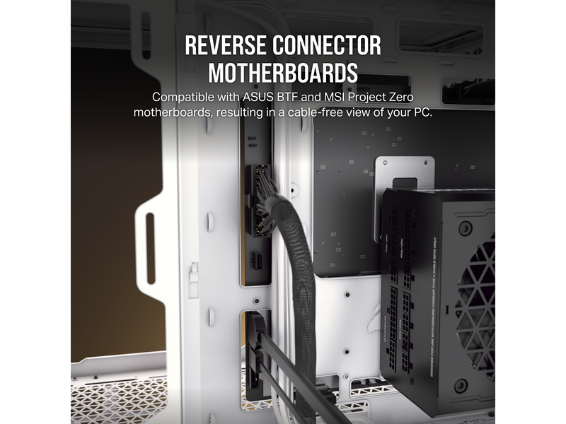 Corsair 6500D Airflow - Dual Chamber - Gehäuse - Miditower - Weiß