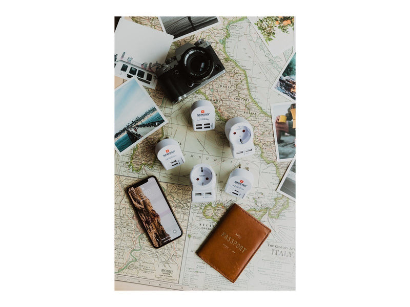 SKross Country Travel Adapter World to Australia/China