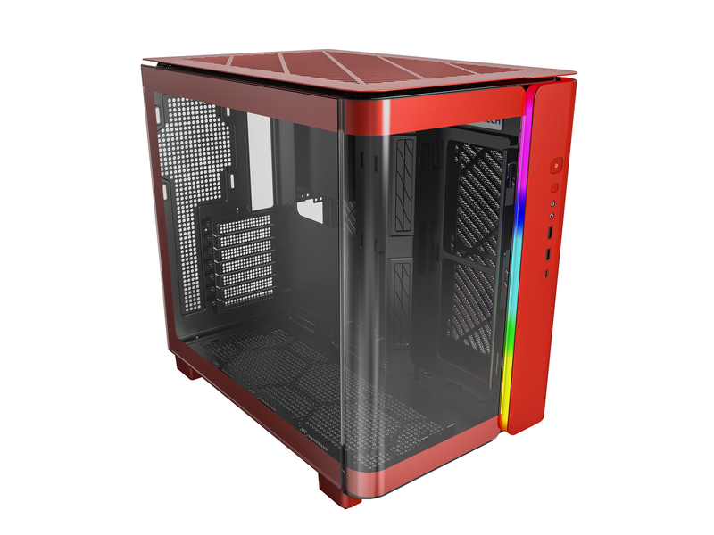 Montech King 95 - Red - Gehäuse - Miditower - Rot