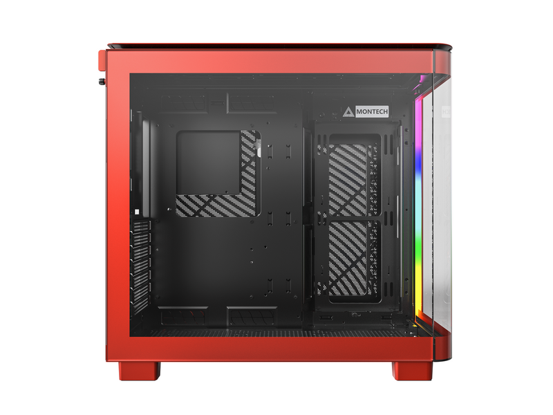 Montech King 95 - Red - Gehäuse - Miditower - Rot