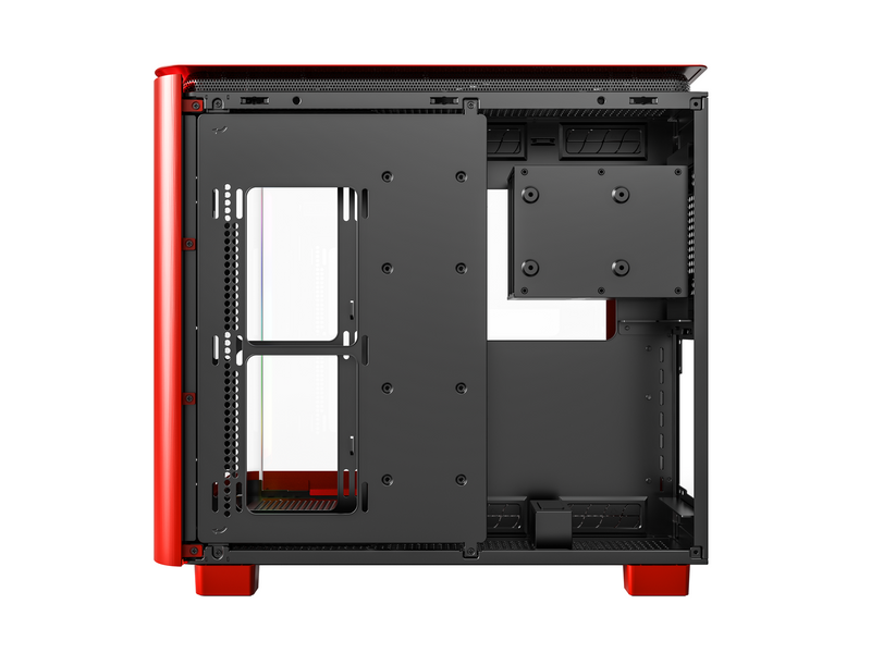 Montech King 95 - Red - Gehäuse - Miditower - Rot