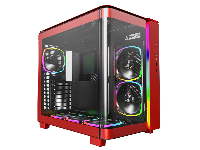 Montech King 95 Pro - Red - Gehäuse - Miditower - Rot