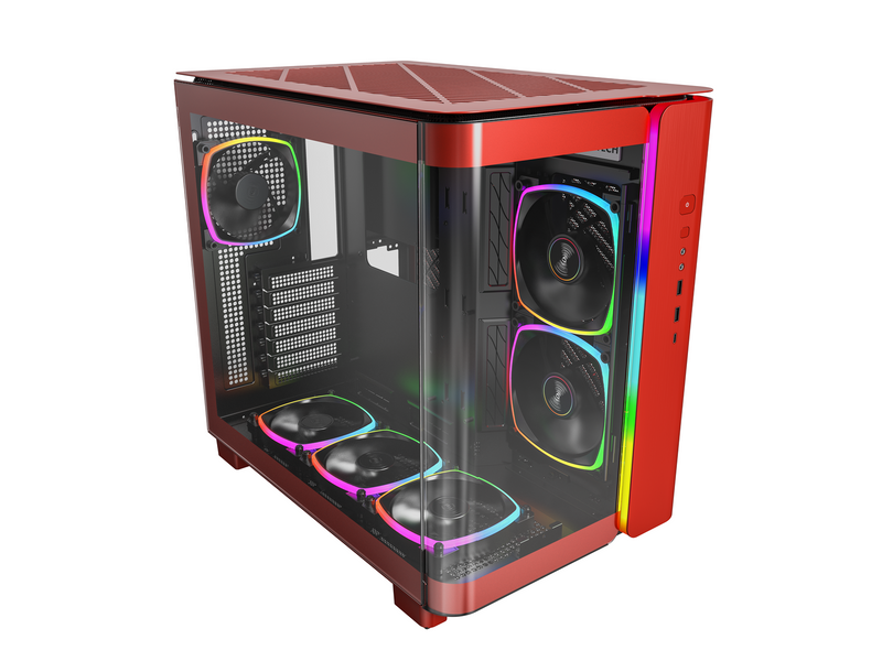Montech King 95 Pro - Red - Gehäuse - Miditower - Rot