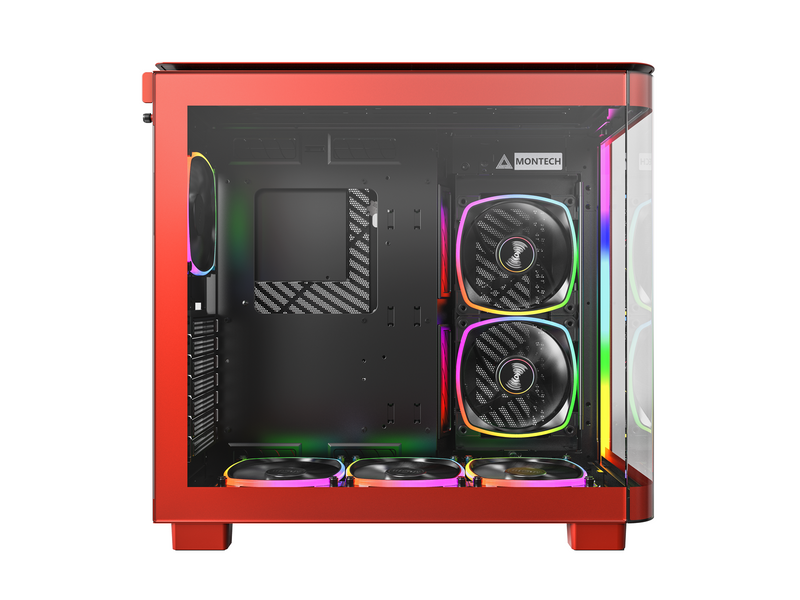 Montech King 95 Pro - Red - Gehäuse - Miditower - Rot
