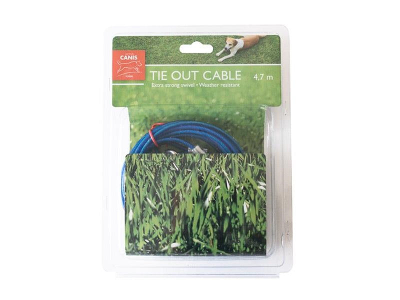 Active Canis Tie Out Cabel 4.7 m with Spring