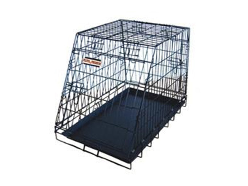 Active Canis Travel Dog Car Angled Cage L90 W56 H65 cm Black