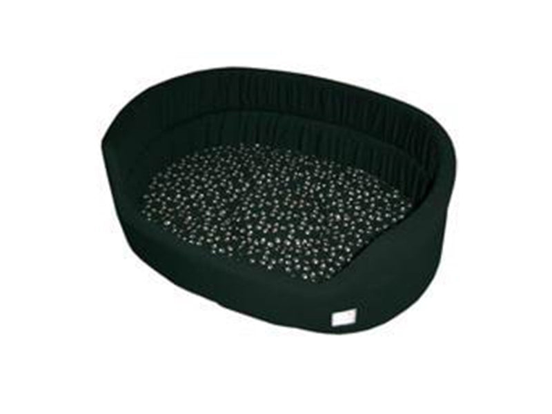 Danish Design Black with Silver paws Slumber bed 76 cm