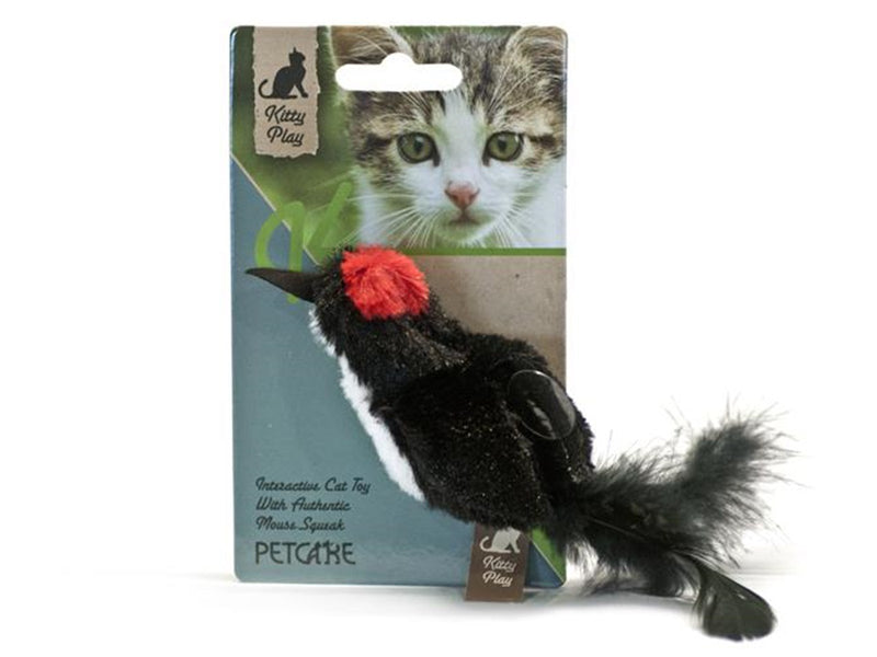 Kitty Play Squeaking black bird