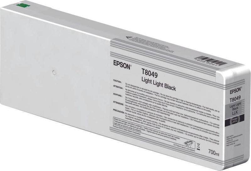 Epson Original T804900 Druckerpatrone schwarz hell hell 700ml (C13T804900)