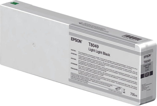 Epson Original T804900 Druckerpatrone schwarz hell hell 700ml (C13T804900)