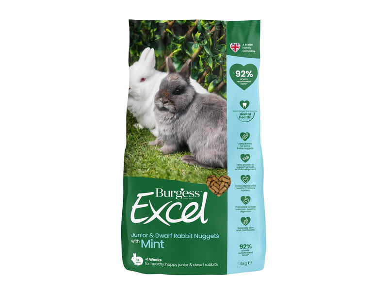 Burgess Excel Junior Rabbit Junior & Dwarf 1.5 kg