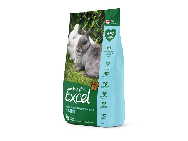 Burgess Excel Junior Rabbit Junior & Dwarf 1.5 kg
