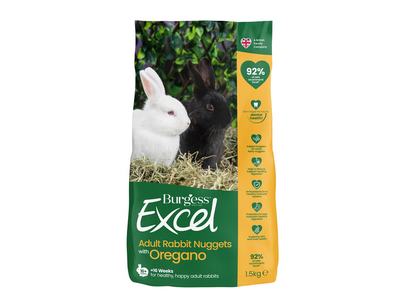 Burgess Excel Rabbit Adult Oregano 1.5 kg