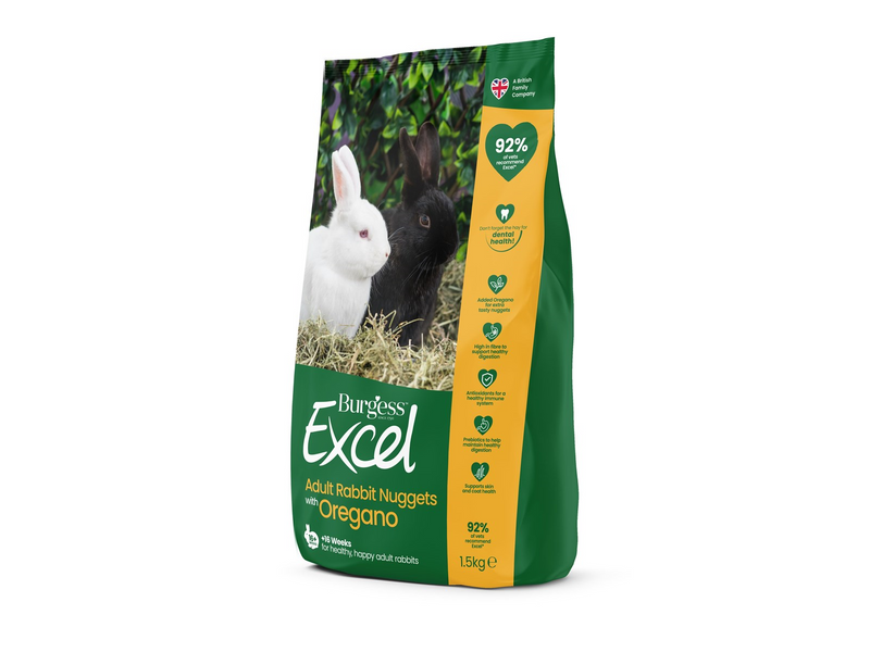 Burgess Excel Rabbit Adult Oregano 1.5 kg
