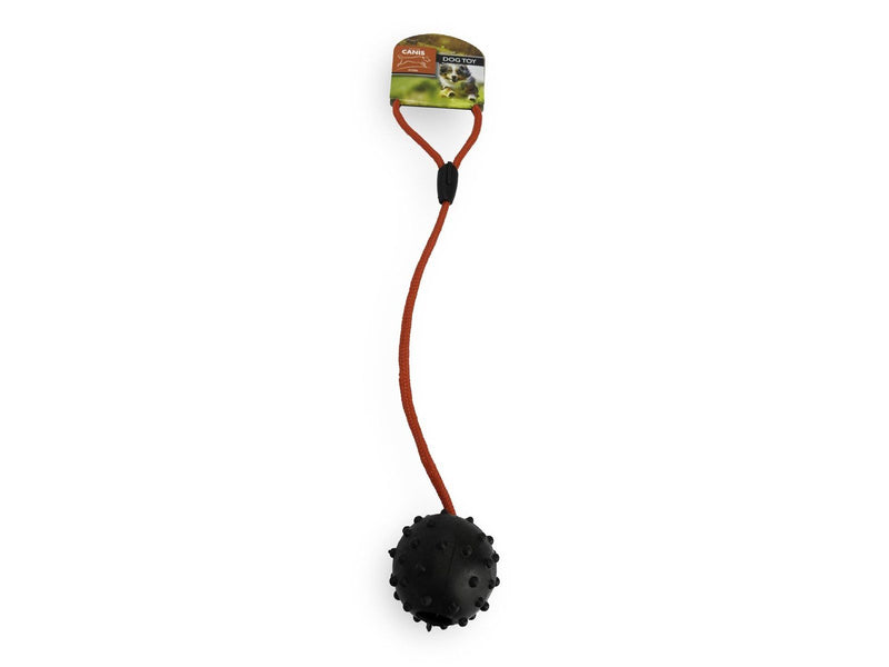 Active Canis Ball with rope - Black