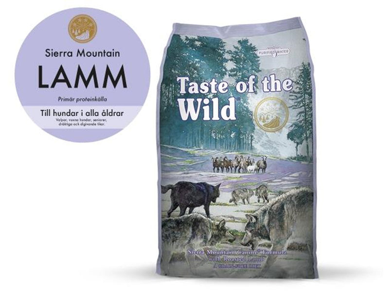 Taste of the Wild Sierra Mountain Canine Formula With Roasted Lamb Grain-Free 2kg