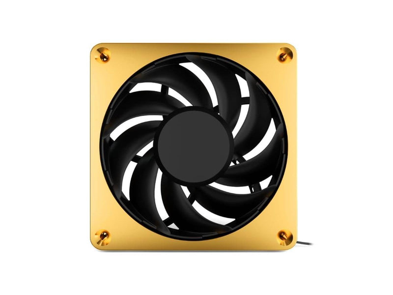 Alphacool Apex Stealth Metal - 2000 RPM - Black - Gehäuselüfter - 120mm - Gold - 30 dBA