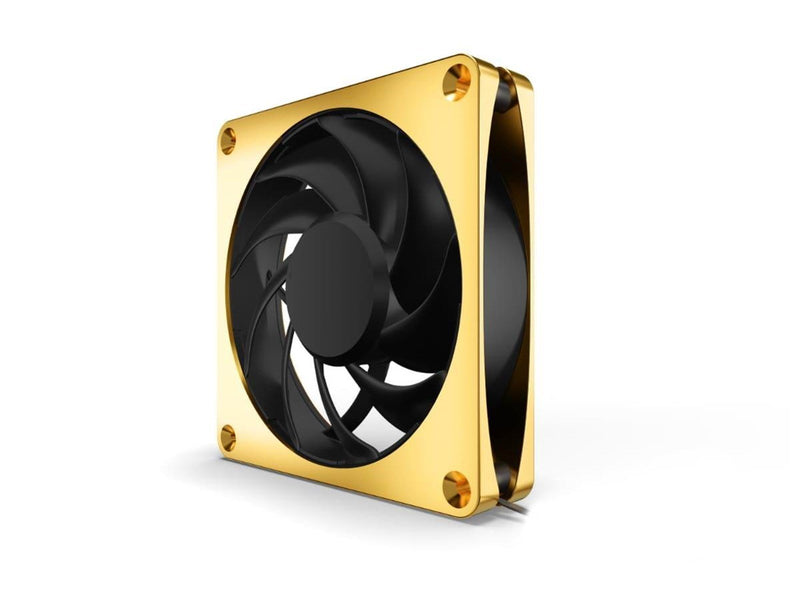 Alphacool Apex Stealth Metal - 2000 RPM - Black - Gehäuselüfter - 120mm - Gold - 40 dBA