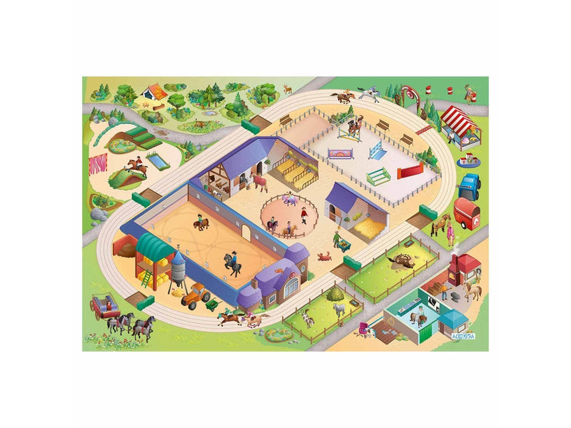 Achoka Play mat Horse Riding School 100x150cm
