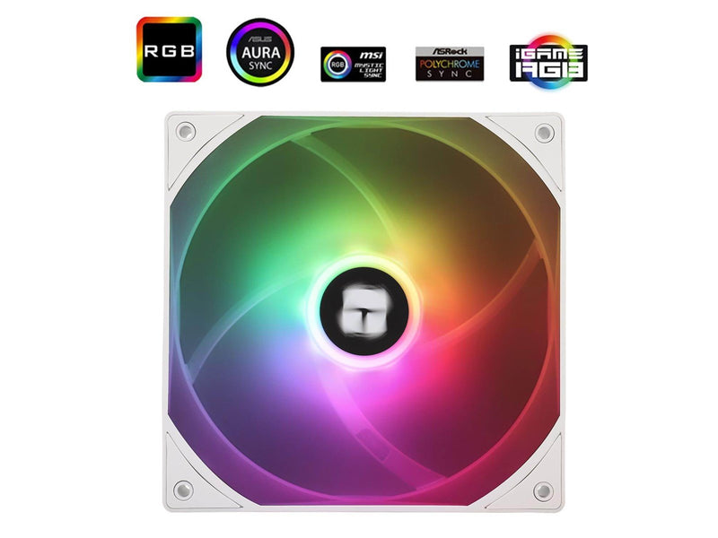 Thermalright TL-C14CW-S ARGB - White - Gehäuselüfter - 140mm - Weiß mit RGB-Beleuchtung - 26 dBA