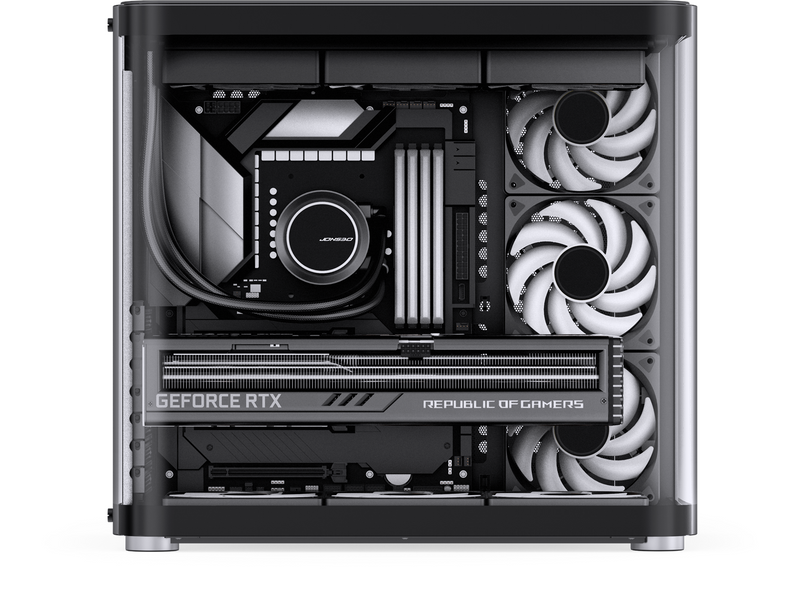 Jonsbo TK-2 2.0 - Black - Gehäuse - Miditower - Schwarz