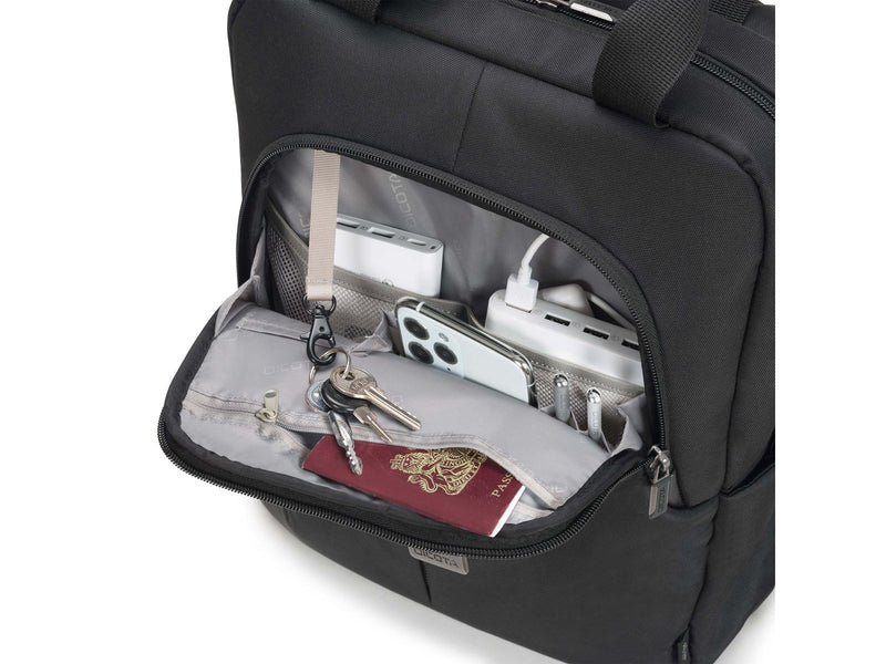 Dicota Slim Eco Pro Rucksack für Laptop 14.1" | Schwarz