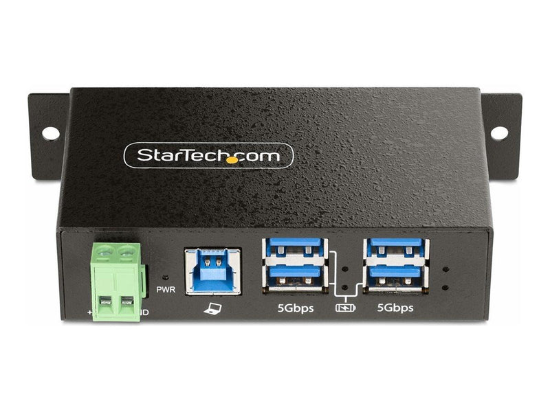 StarTech.com 5G4AINDRM-USB-A-HUB USB-Hubs - USB 3.2 - 4 - Schwarz