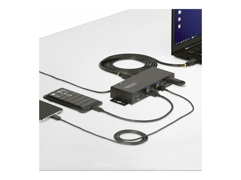 StarTech.com 5G7AINDRM-USB-A-HUB USB-Hubs - USB 3.2 - 7 - Schwarz