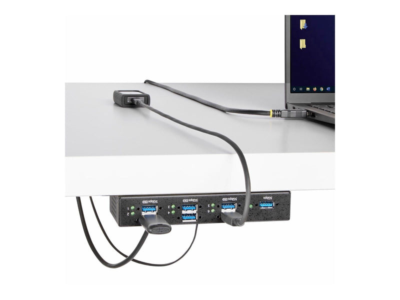 StarTech.com 5G7AINDRM-USB-A-HUB USB-Hubs - USB 3.2 - 7 - Schwarz