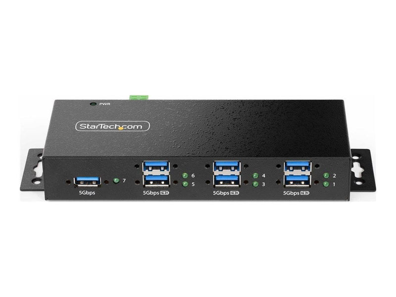 StarTech.com 5G7AINDRM-USB-A-HUB USB-Hubs - USB 3.2 - 7 - Schwarz