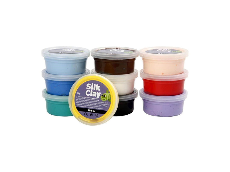 Silk Clay - Basic Colors 10x40gr.