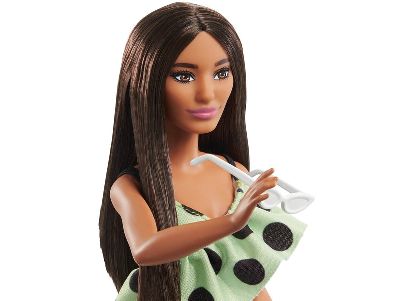 Barbie Doll Brunette With Polka Dot Romper  Fashionistas
