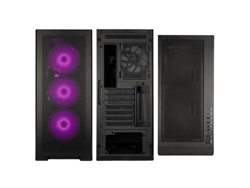 Kolink Unity Meshbay ARGB - Black - Gehäuse - Miditower - Schwarz