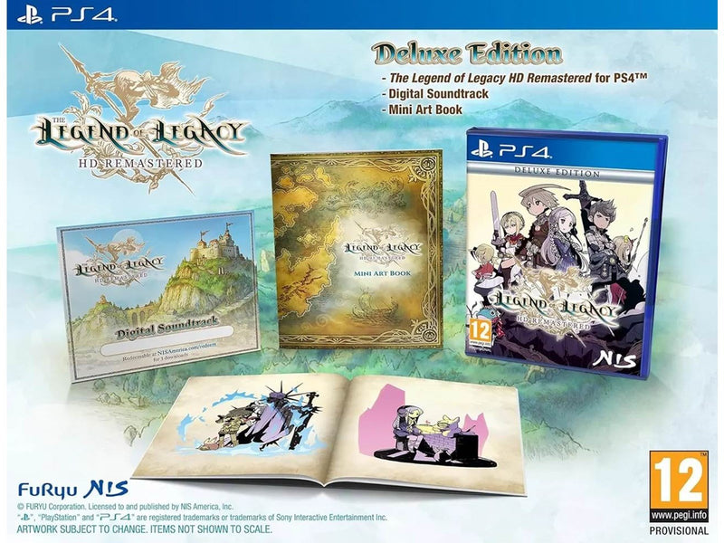 The Legend of Legacy HD Remastered (Deluxe Edition) - Sony PlayStation 4 - RPG - PEGI 12