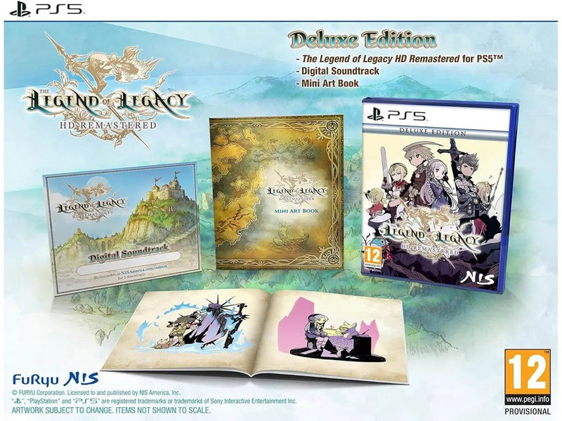 The Legend of Legacy HD Remastered (Deluxe Edition) - Sony PlayStation 5 - RPG - PEGI 12